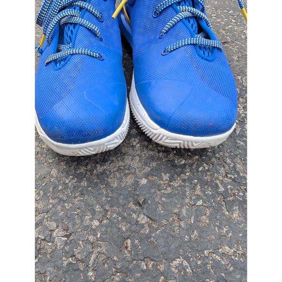 Under Armour Mens Steph Curry Sneakers 9.5 Royal Blue (3)III Zero(1298308-400) - Picture 7 of 9